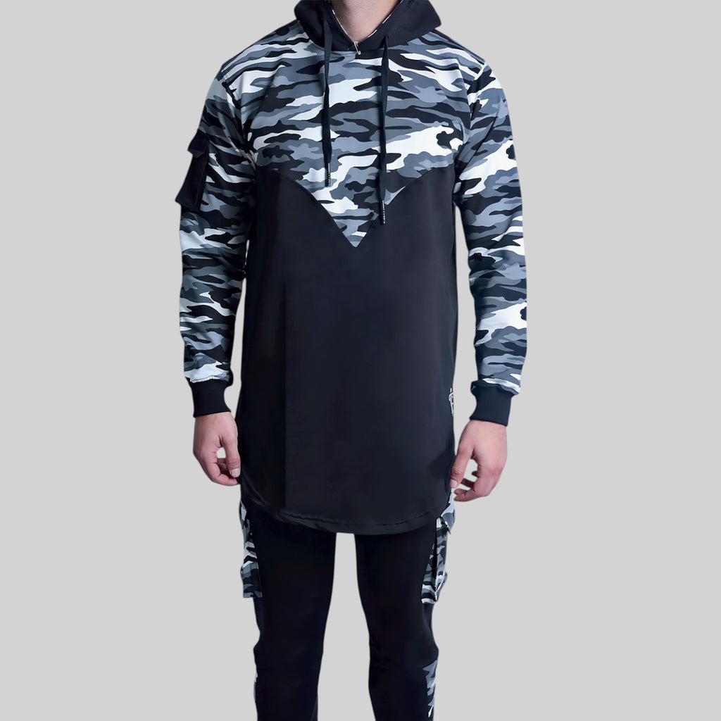 Army Track Suit – Hoodie & Pants Co-ords (Black)
