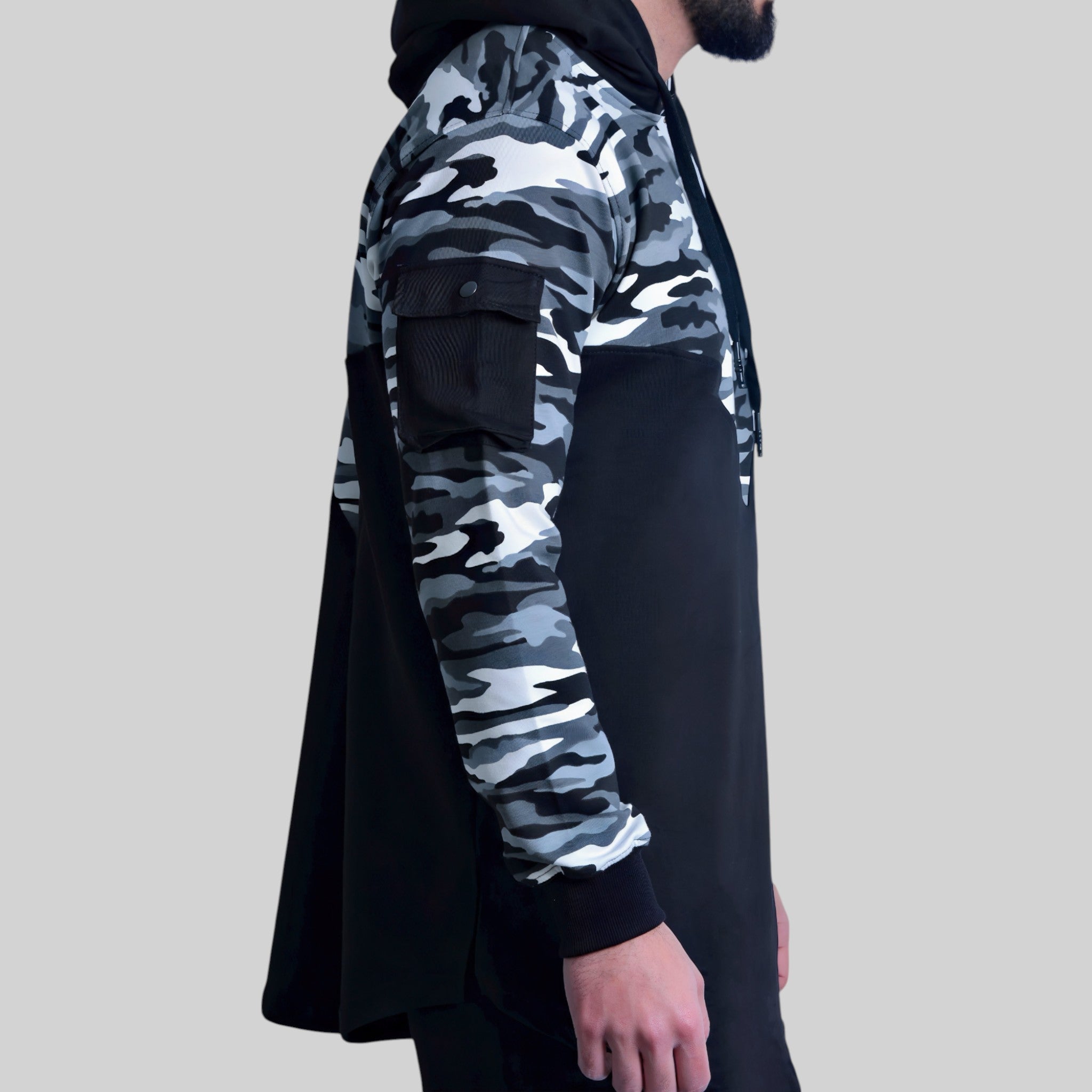 Army Track Suit – Hoodie & Pants Co-ords (Black)