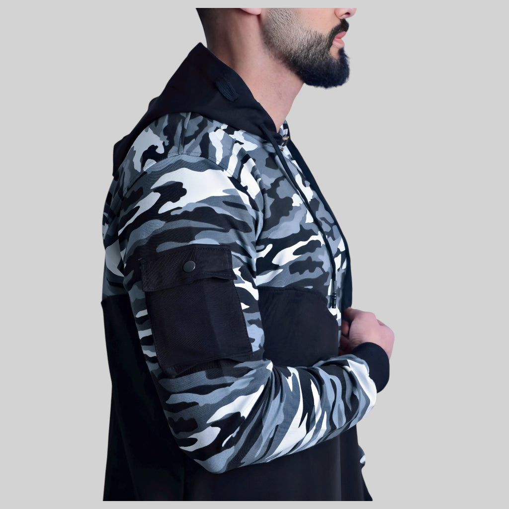 Army Track Suit – Hoodie & Pants Co-ords (Black)