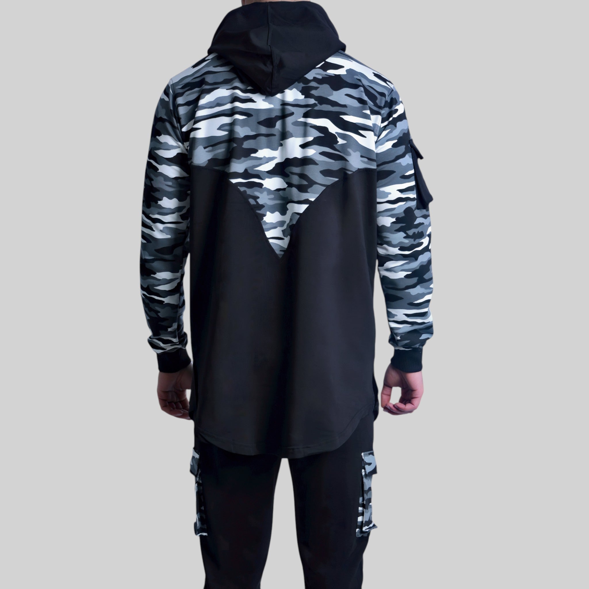 Army Track Suit – Hoodie & Pants Co-ords (Black)