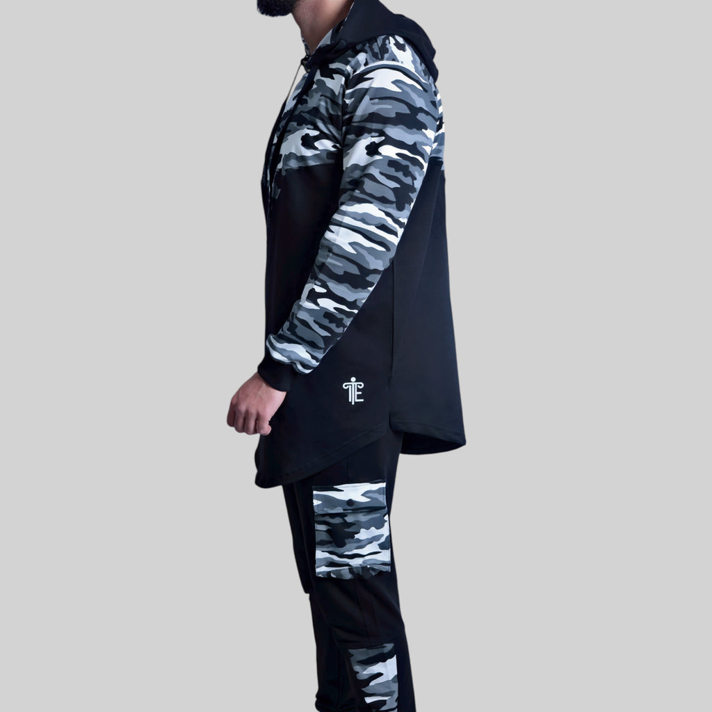 Army Track Suit – Hoodie & Pants Co-ords (Black)