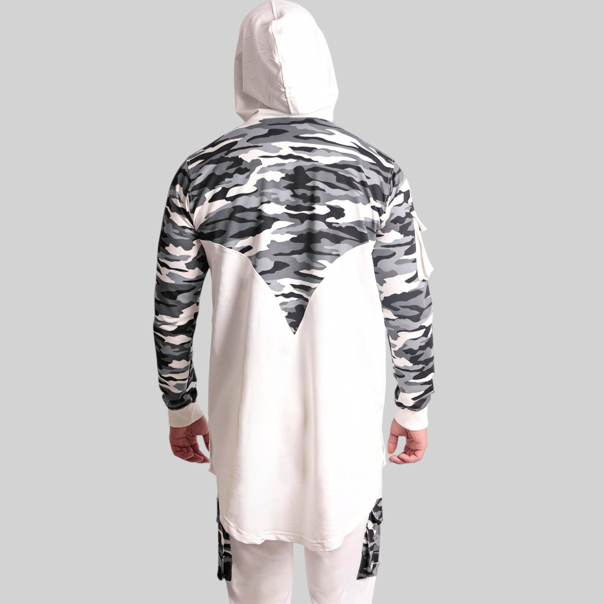 Army Track Suit – Hoodie & Pants Co-ords (White)
