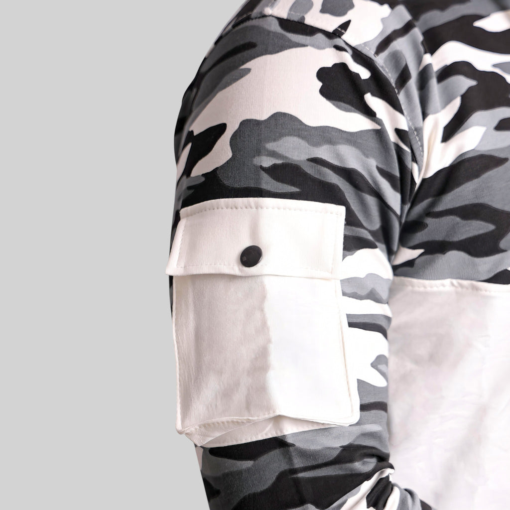 Army Track Suit – Hoodie & Pants Co-ords (White)