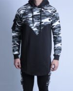 Camo Contrast Pullover Hoodie - Image 3